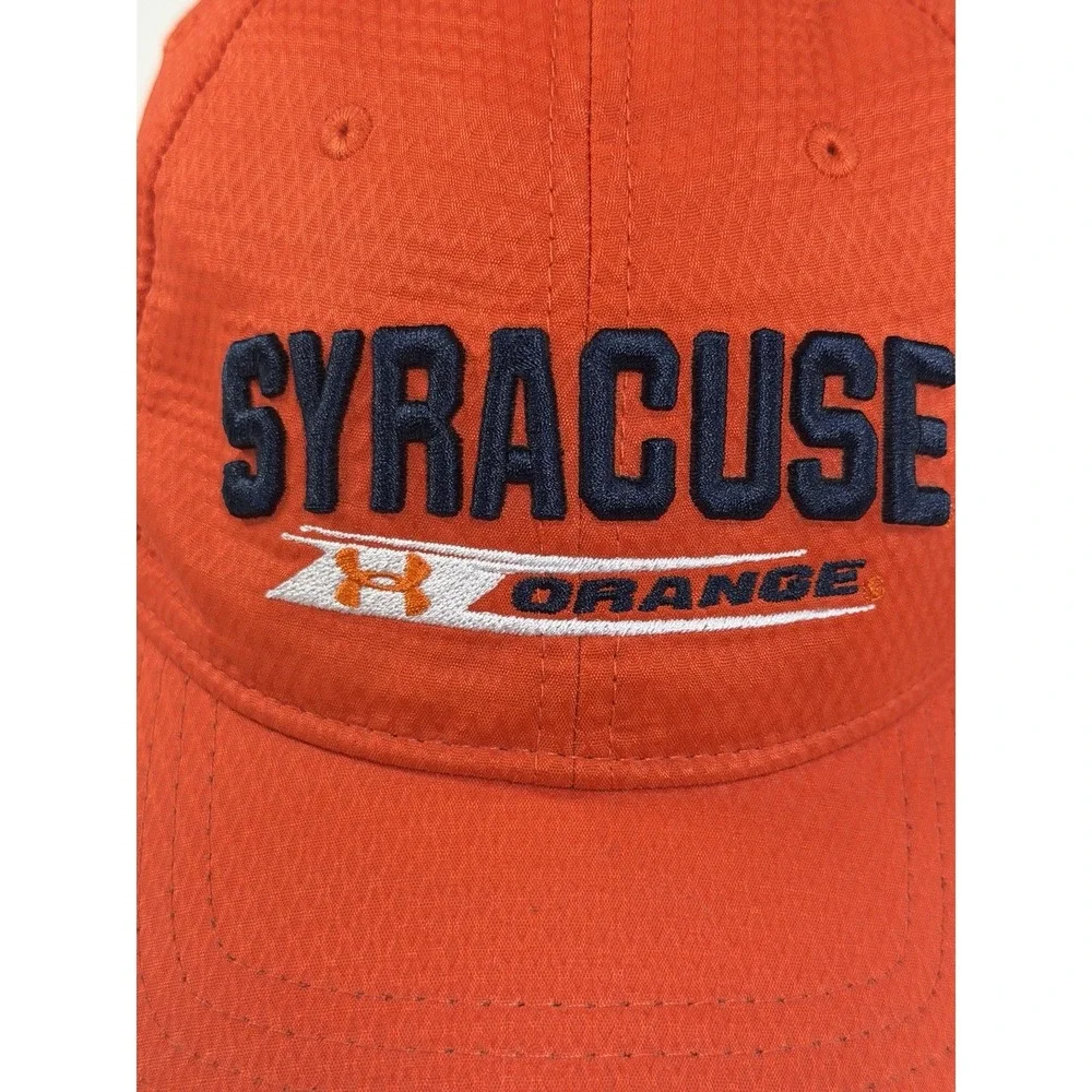Under Armor Syracuse Orange Hat Cap OSFA Performance Mesh Adjustable Hook & Loop